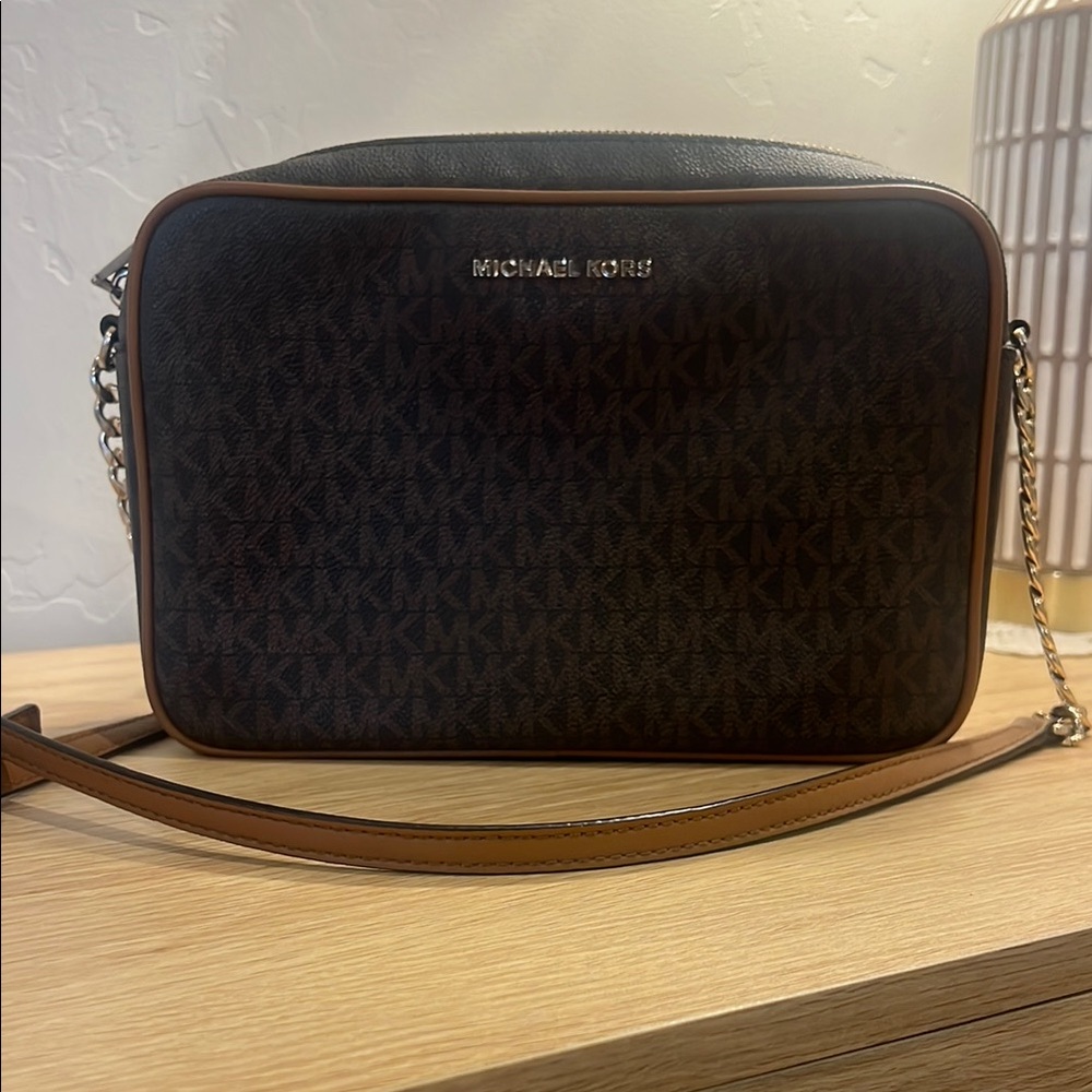 Michael Kors Black and Brown Men's Bag